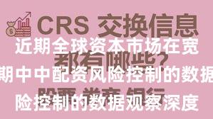 近期全球资本市场在宽幅震荡周期中中配资风险控制的数据观察深度